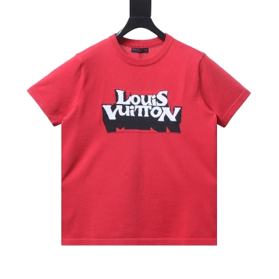 LOUIS VUITTON Letter Short Sleeve T-Shirt Style 2 01