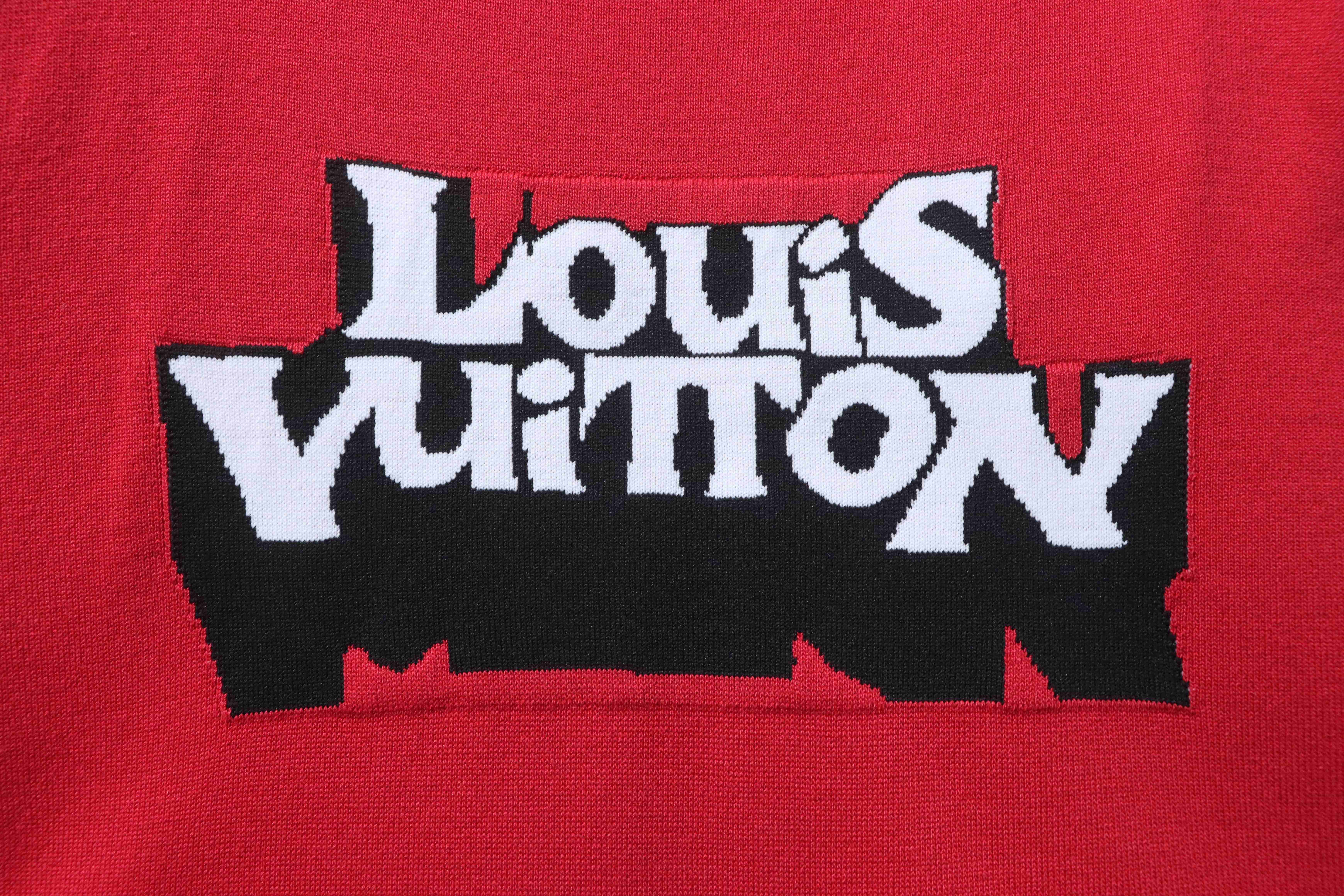 LOUIS VUITTON Letter Short Sleeve T-Shirt Style 2