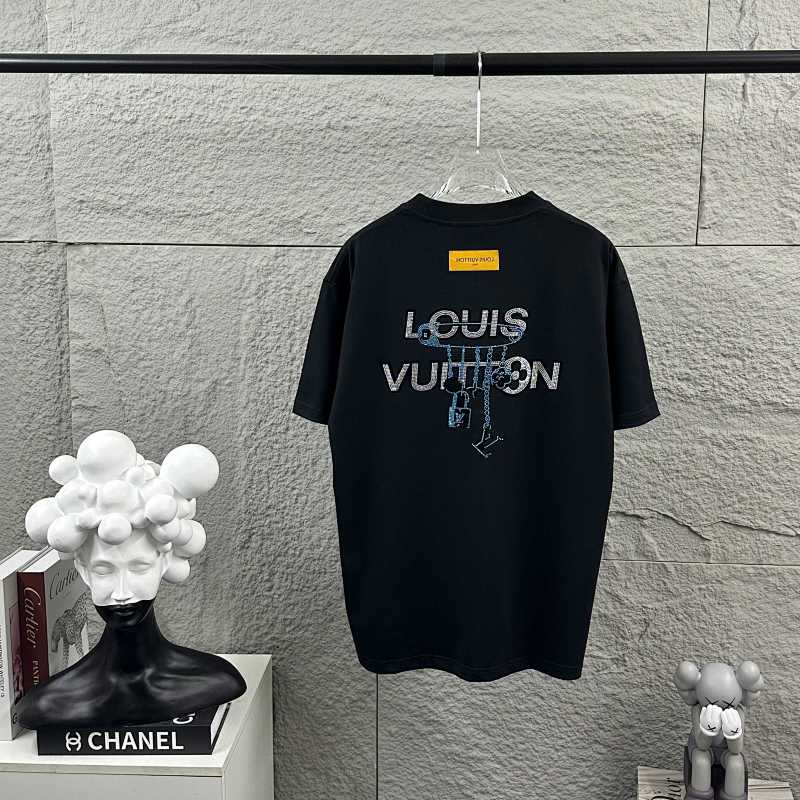 LOUIS VUITTON Letter White Short Sleeve T-Shirt