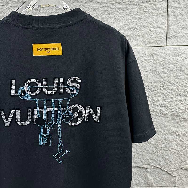 LOUIS VUITTON Letter White Short Sleeve T-Shirt