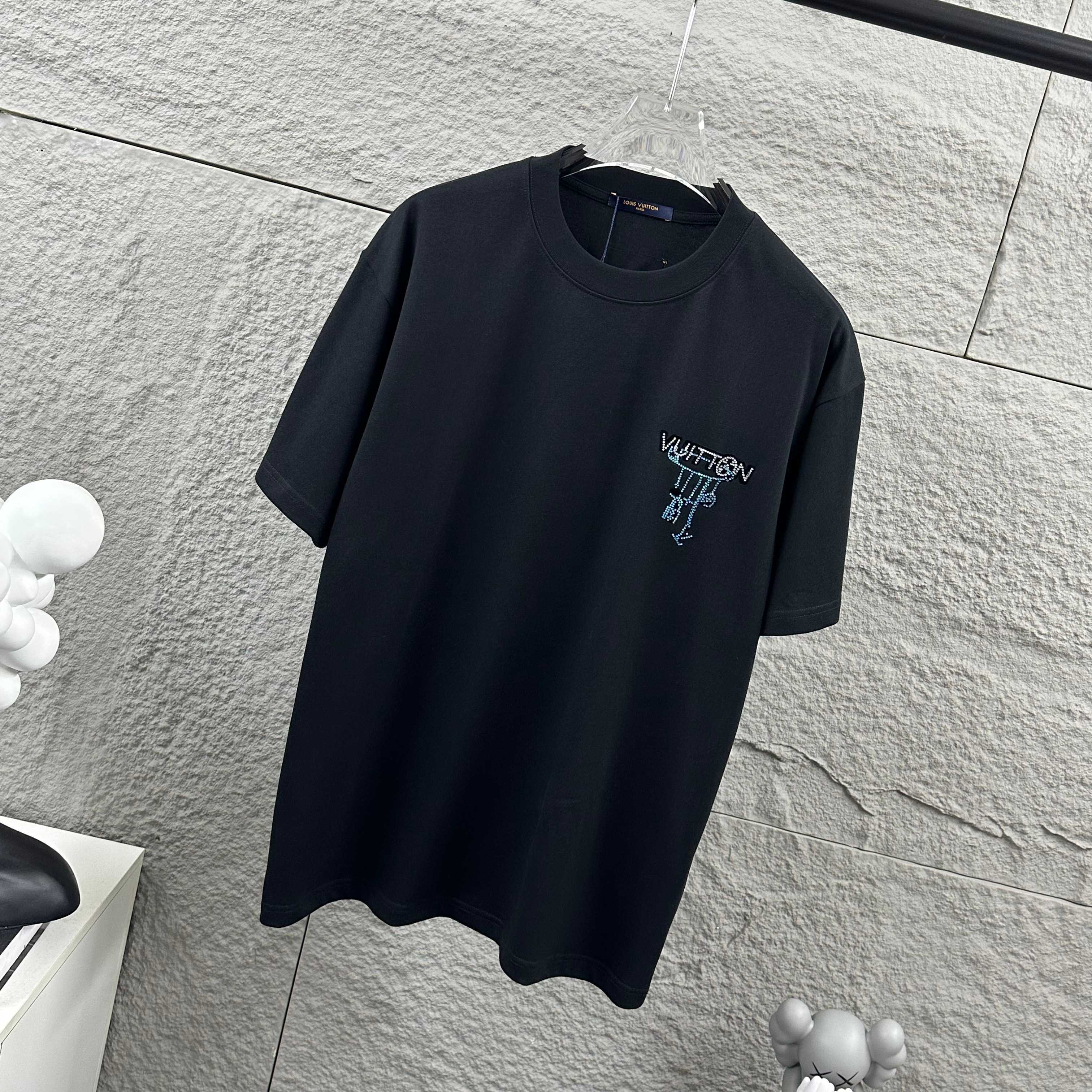 LOUIS VUITTON Letter White Short Sleeve T-Shirt