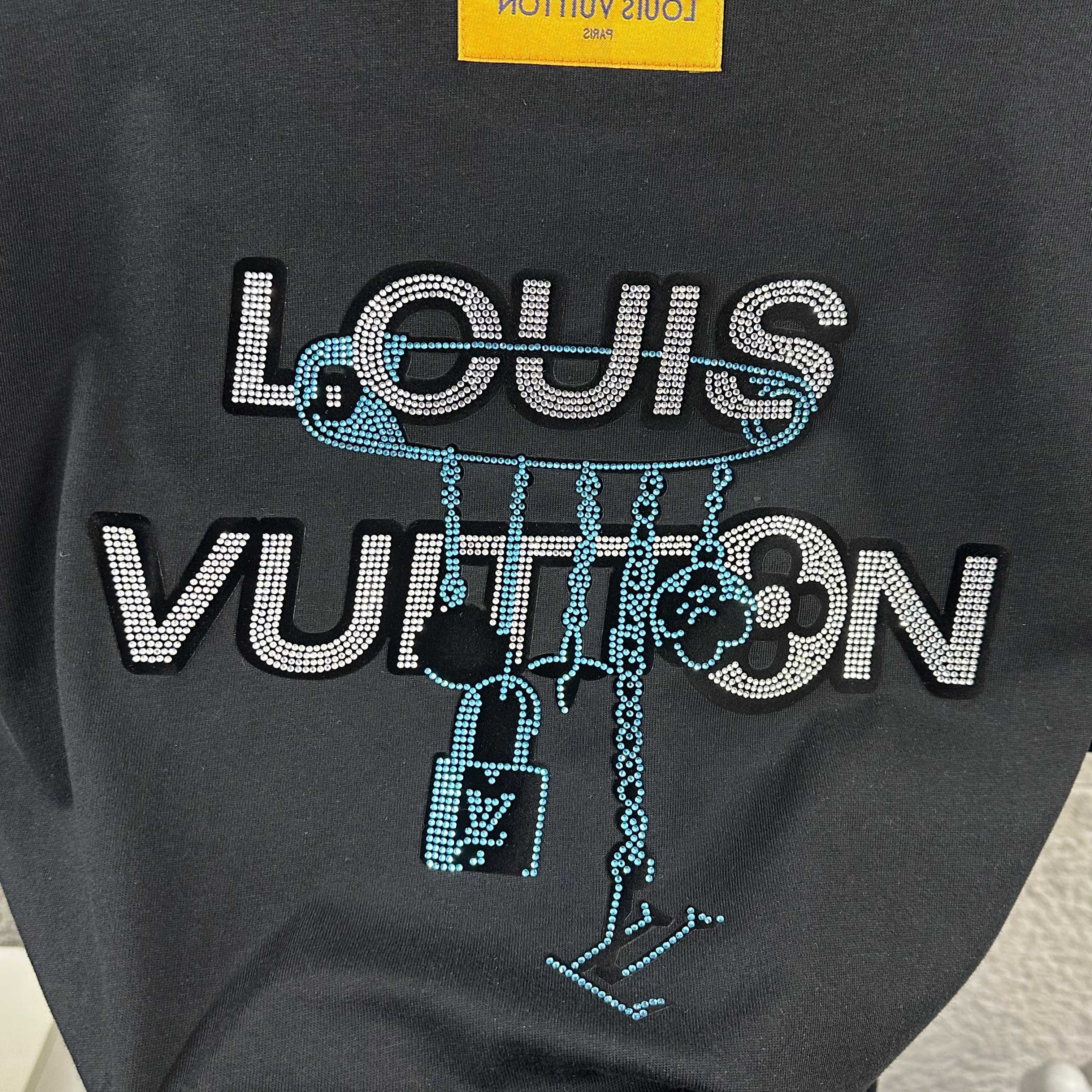 LOUIS VUITTON Letter White Short Sleeve T-Shirt