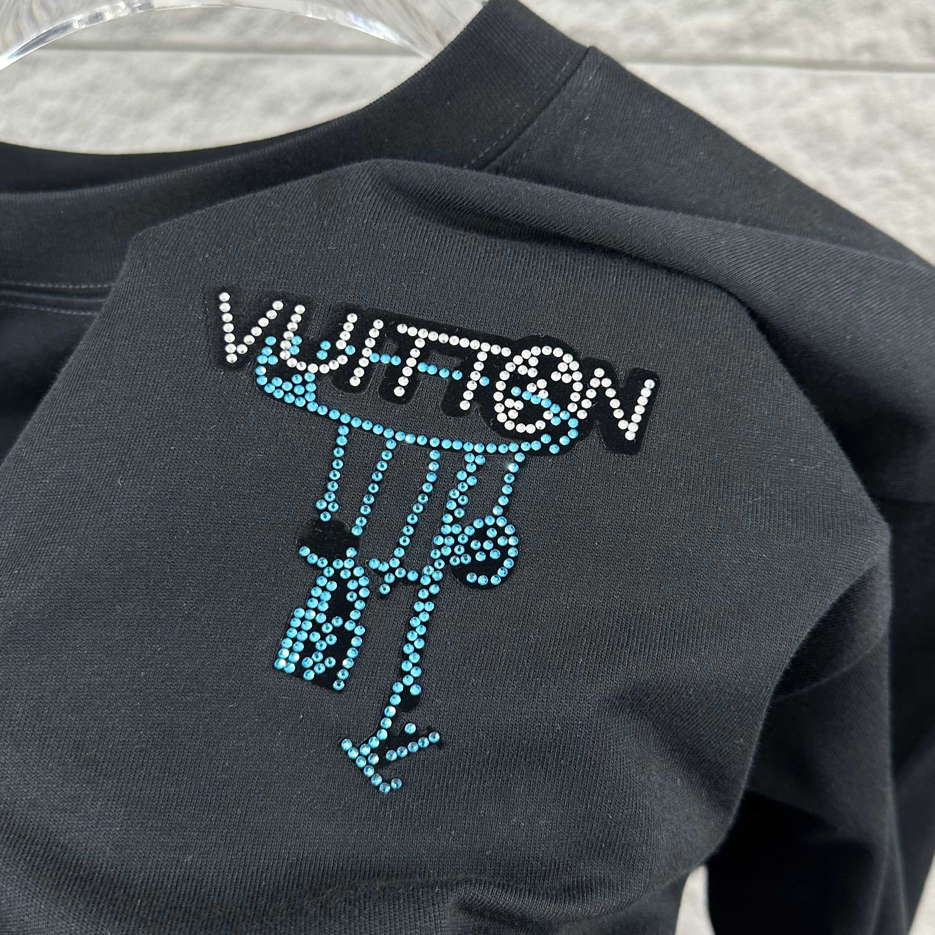 LOUIS VUITTON Letter White Short Sleeve T-Shirt