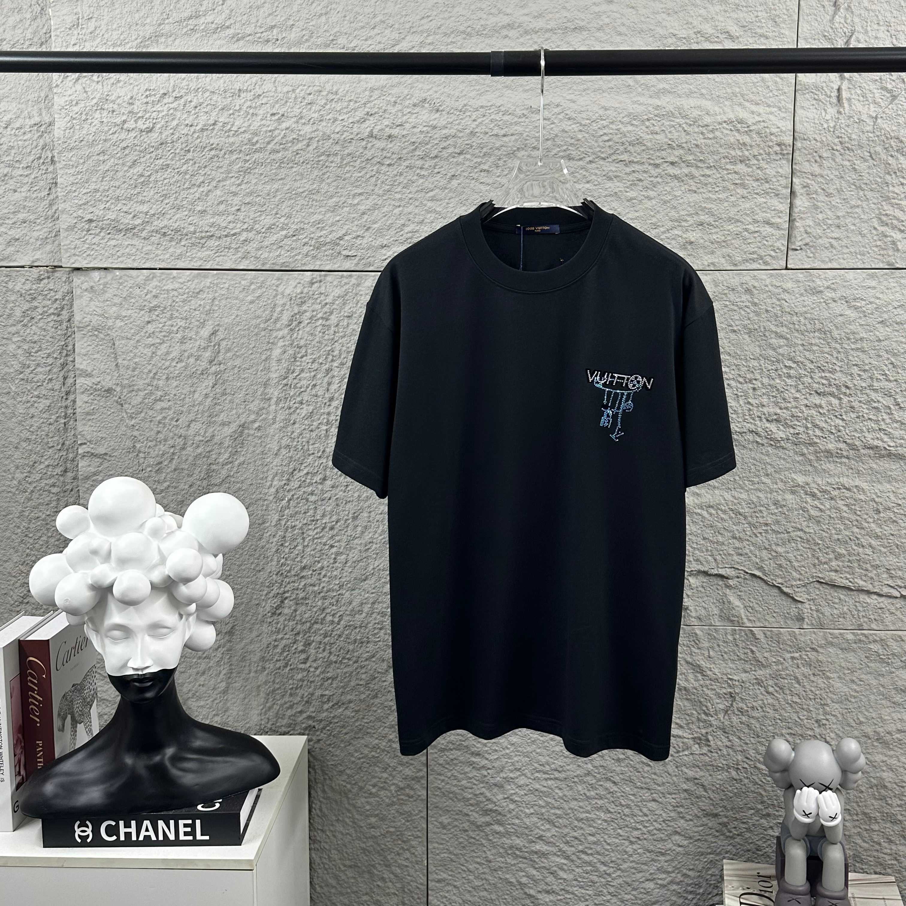 LOUIS VUITTON Letter White Short Sleeve T-Shirt