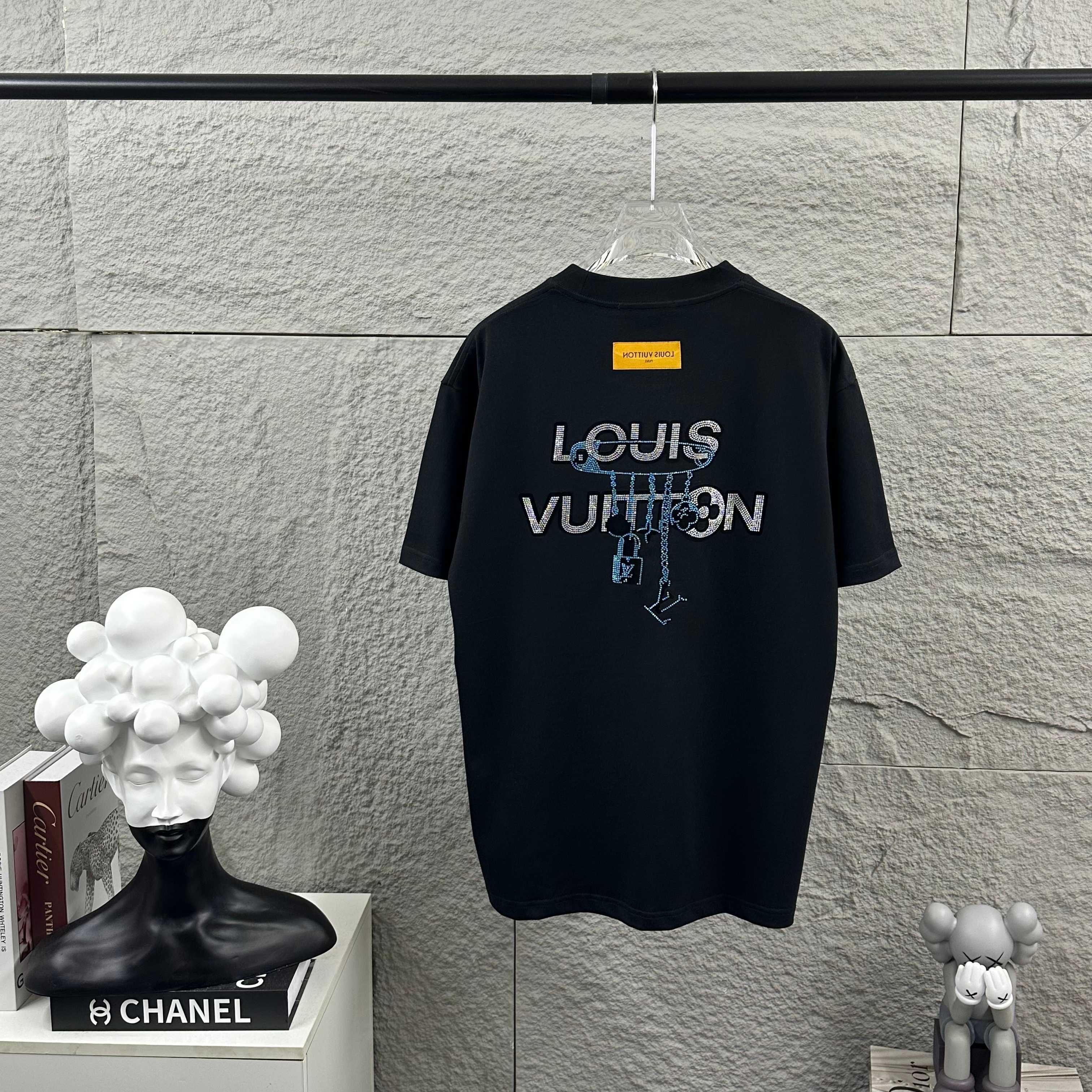 LOUIS VUITTON Letter White Short Sleeve T-Shirt