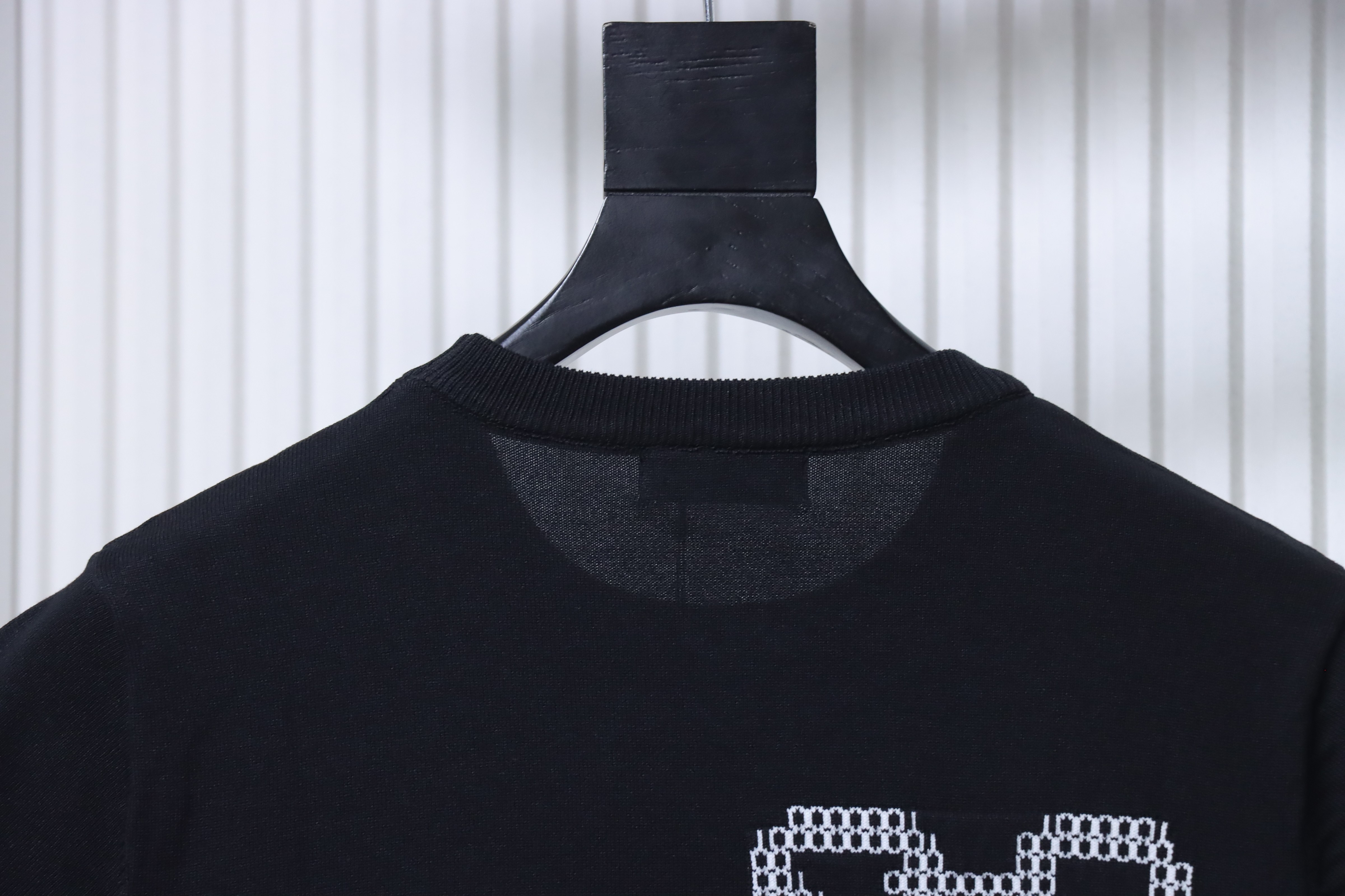 LOUIS VUITTON Logo Black Short Sleeve T-Shirt