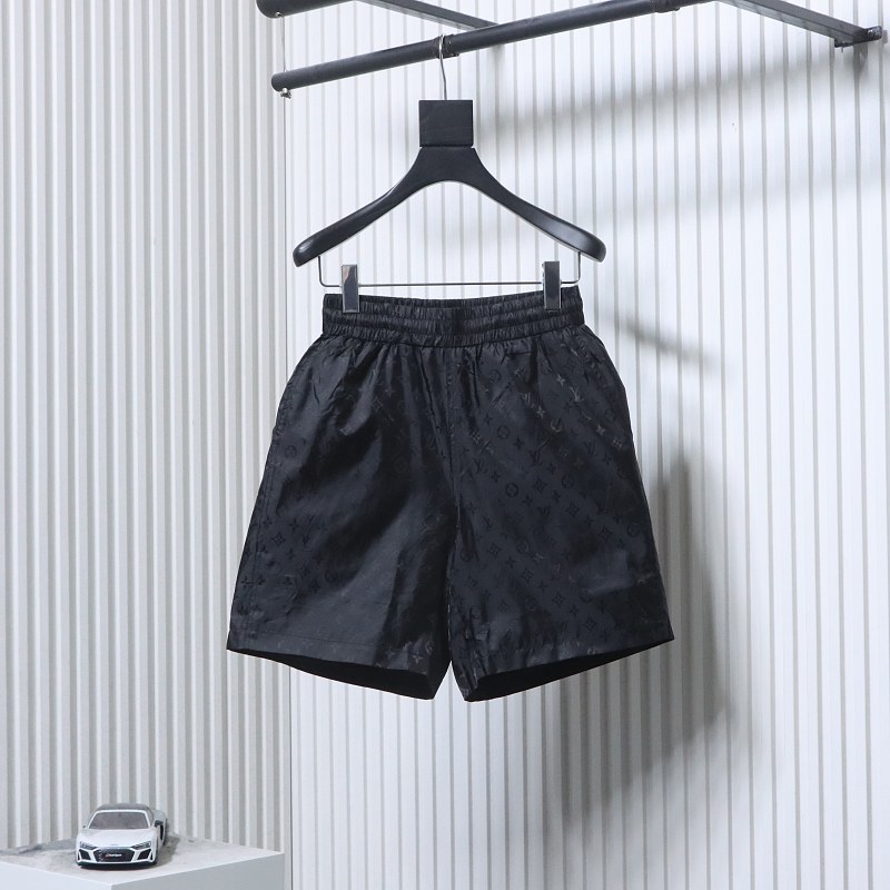 LOUIS VUITTON Logo Black Shorts