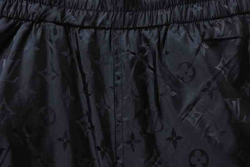 LOUIS VUITTON Logo Black Shorts