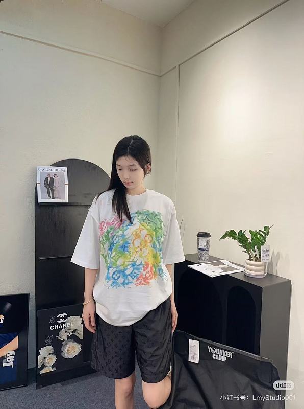 LOUIS VUITTON Logo Black Shorts