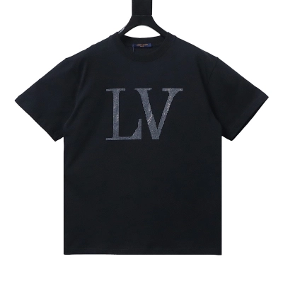 LOUIS VUITTON Logo Short Sleeve T-Shirt Style 1 01