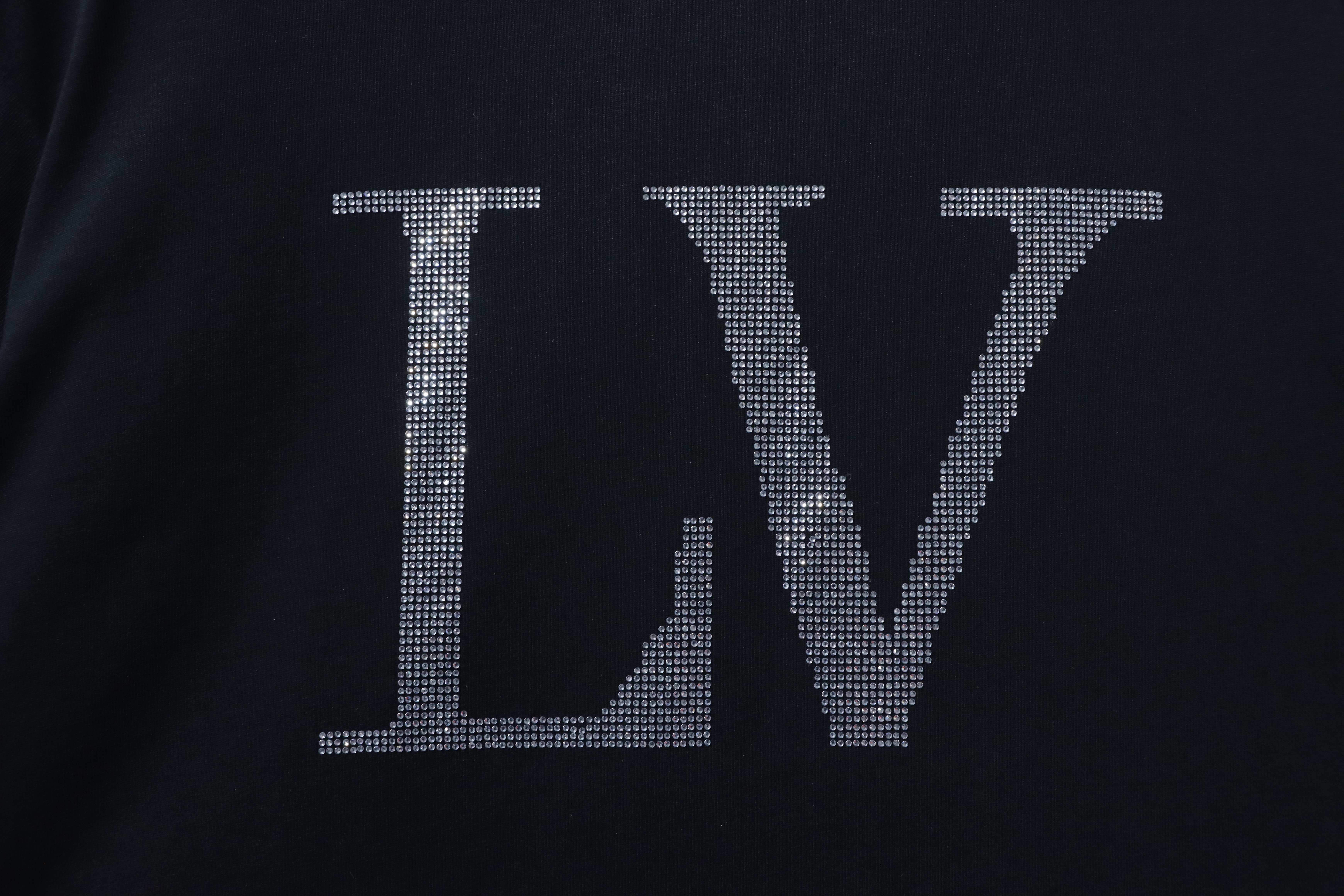 LOUIS VUITTON Logo Short Sleeve T-Shirt Style 1