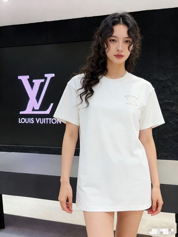 LOUIS VUITTON Logo Short Sleeve T-Shirt Style 4