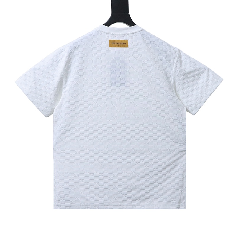 LOUIS VUITTON Monogram Checkerboard Short Sleeve T-Shirt Style 1