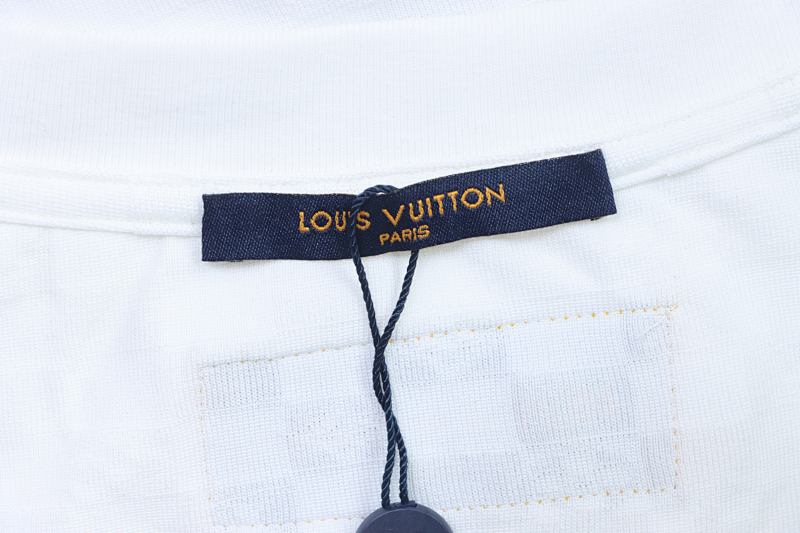 LOUIS VUITTON Monogram Checkerboard Short Sleeve T-Shirt Style 1