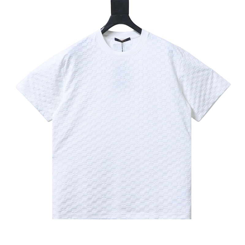 LOUIS VUITTON Monogram Checkerboard Short Sleeve T-Shirt Style 1