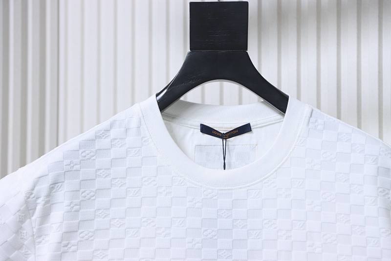 LOUIS VUITTON Monogram Checkerboard Short Sleeve T-Shirt Style 1