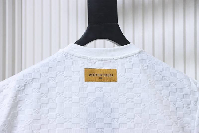 LOUIS VUITTON Monogram Checkerboard Short Sleeve T-Shirt Style 1