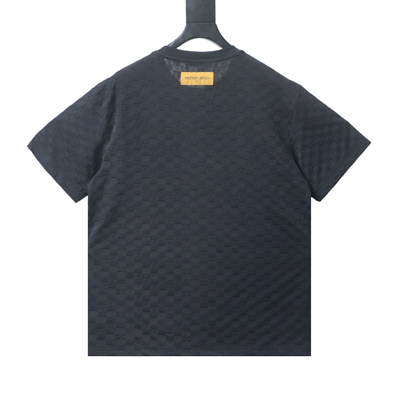 LOUIS VUITTON Monogram Checkerboard Short Sleeve T-Shirt Style 2