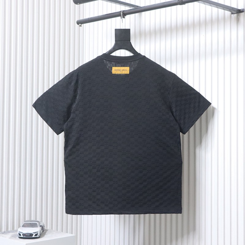 LOUIS VUITTON Monogram Checkerboard Short Sleeve T-Shirt Style 2