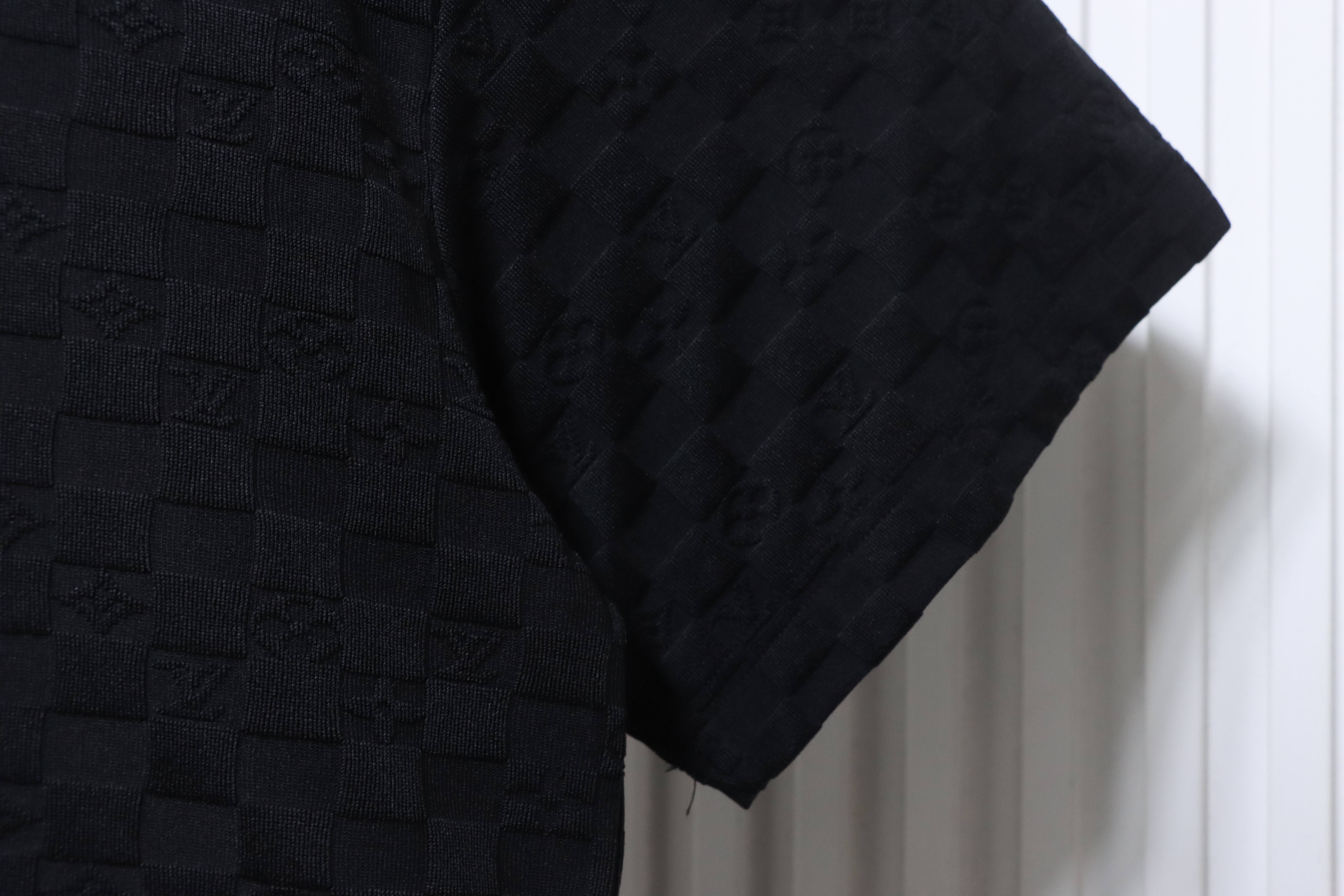 LOUIS VUITTON Monogram Checkerboard Short Sleeve T-Shirt Style 2