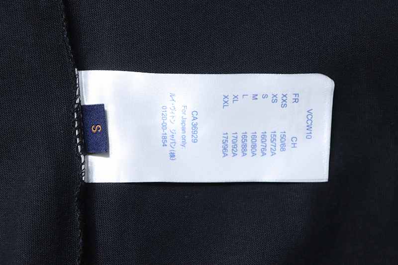 LOUIS VUITTON Monogram Embroidery White Short Sleeve T-Shirt