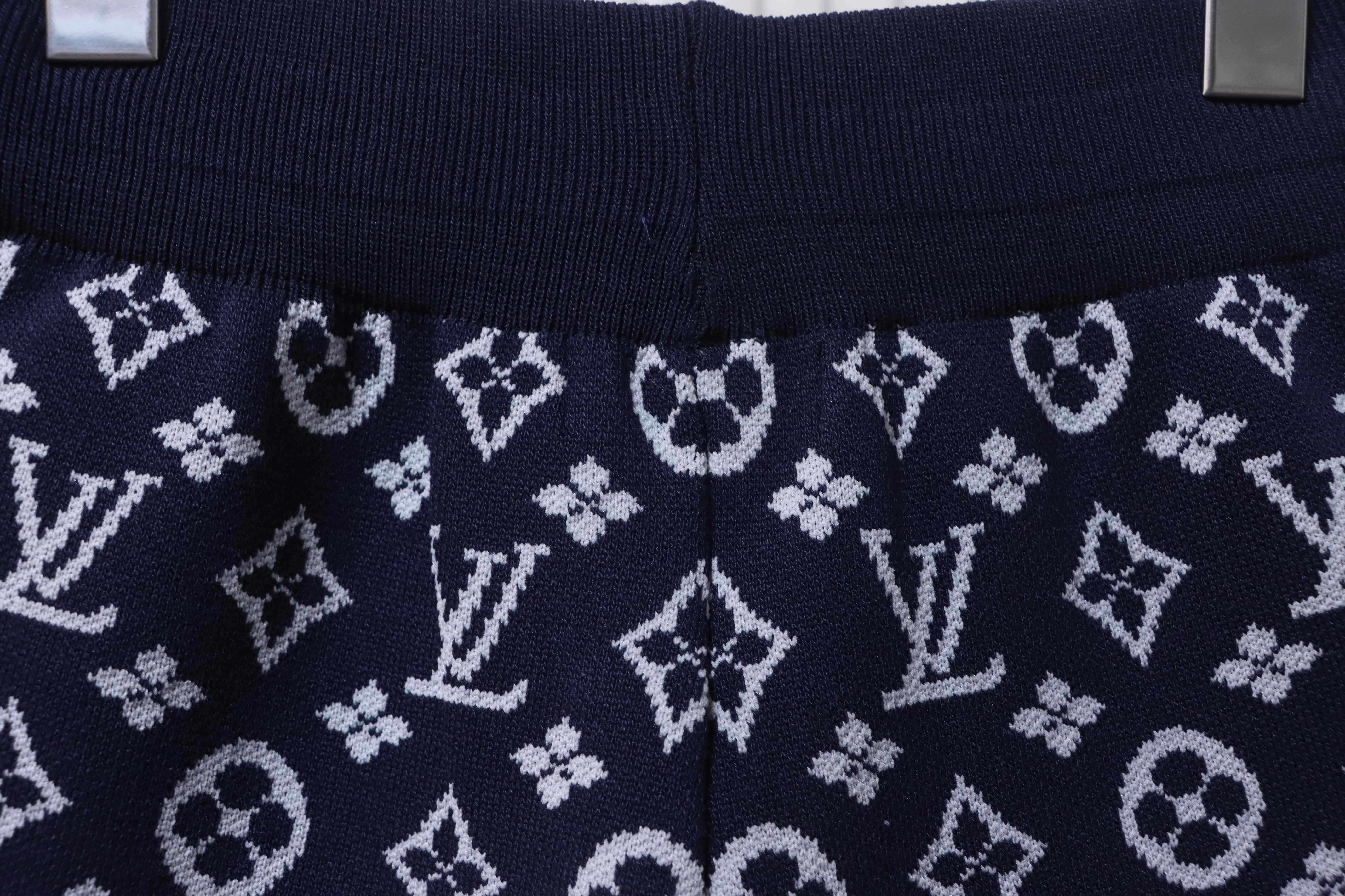 LOUIS VUITTON Monogram Jacquard Monogram Shorts