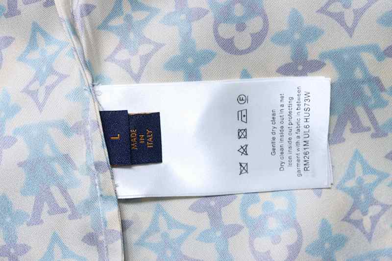 LOUIS VUITTON Monogram Print Set Short Sleeve Shirt