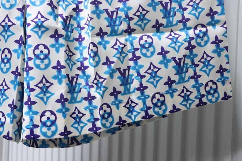 LOUIS VUITTON Monogram Print Set Shorts
