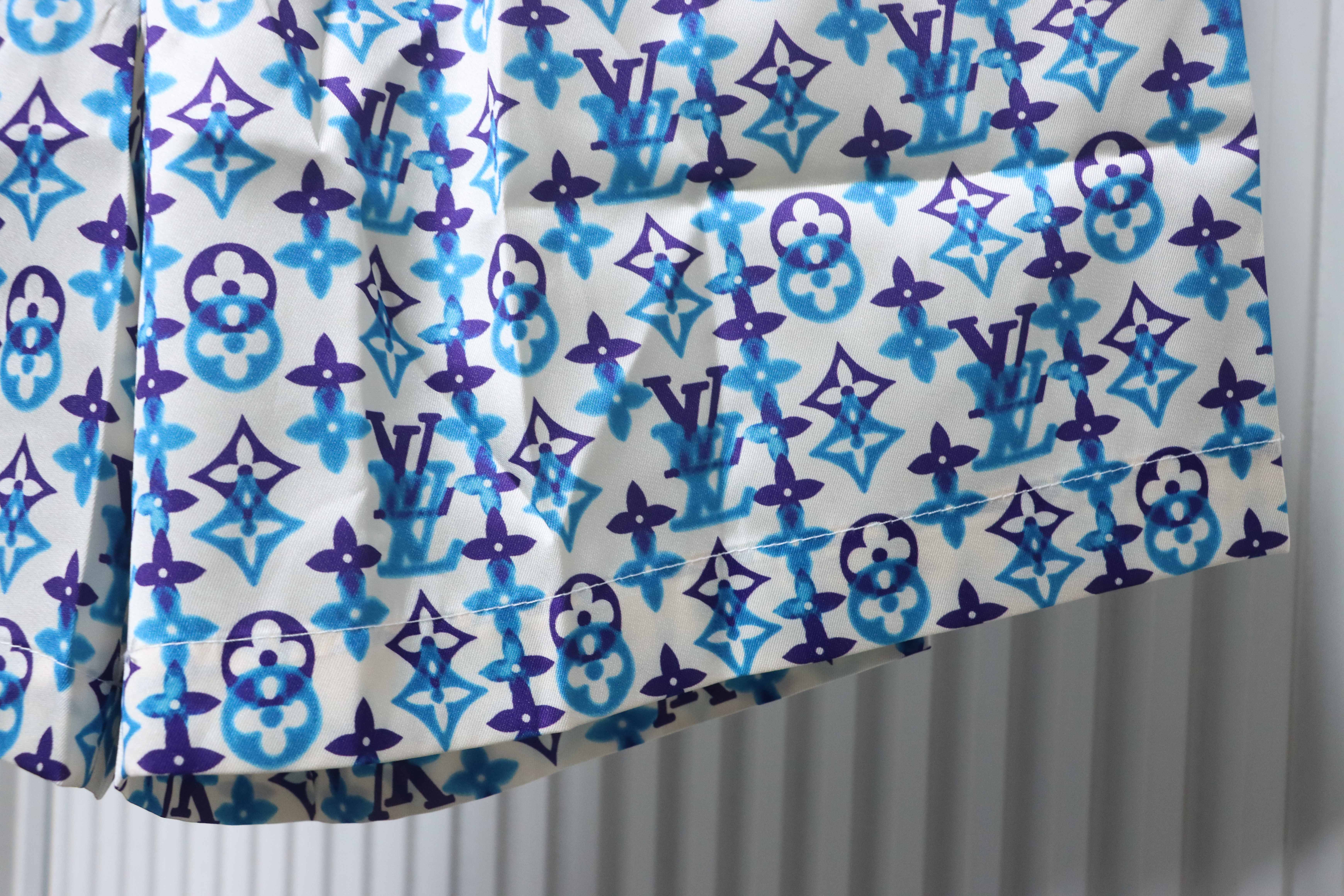 LOUIS VUITTON Monogram Print Set Shorts
