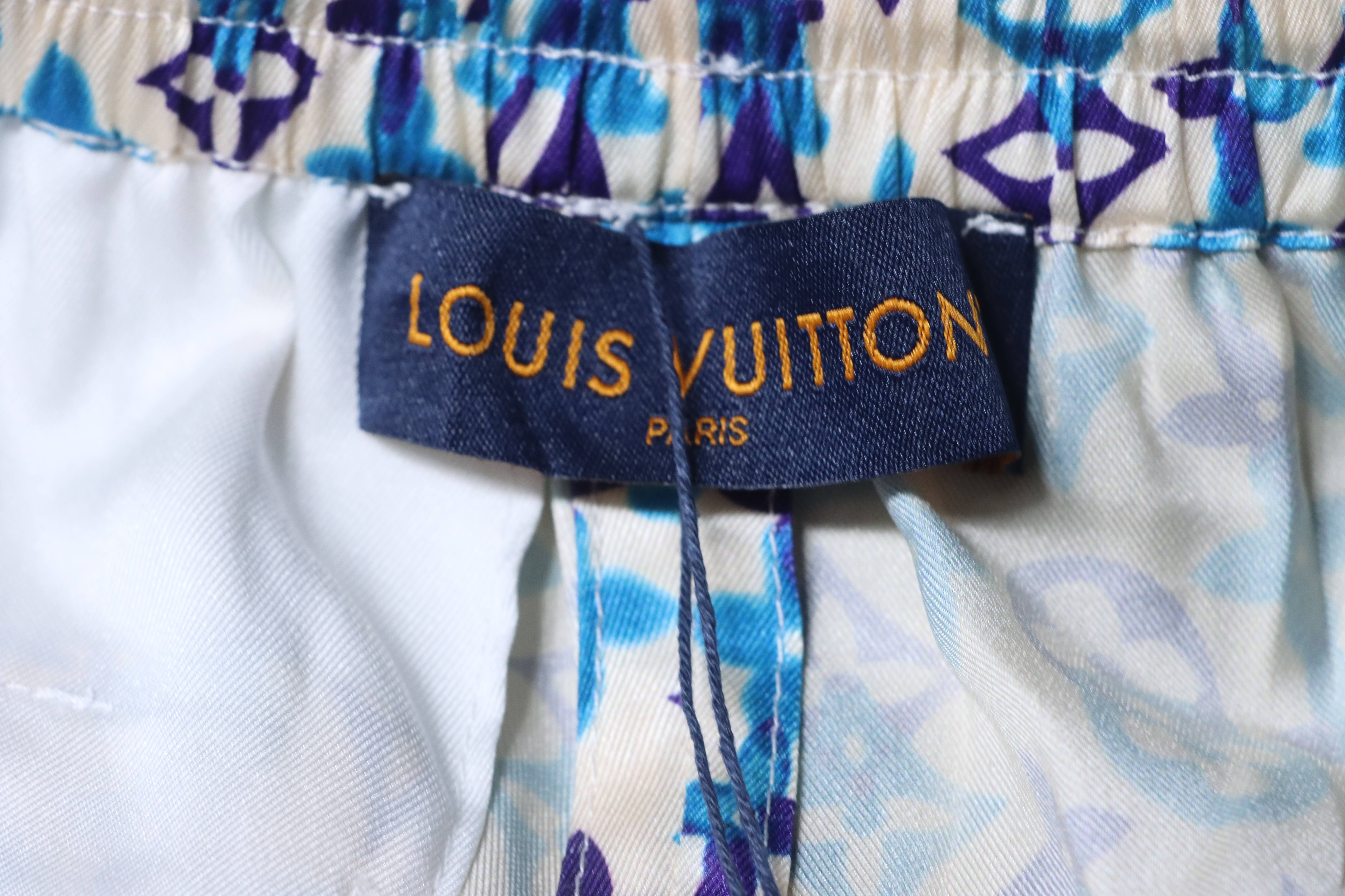 LOUIS VUITTON Monogram Print Set Shorts