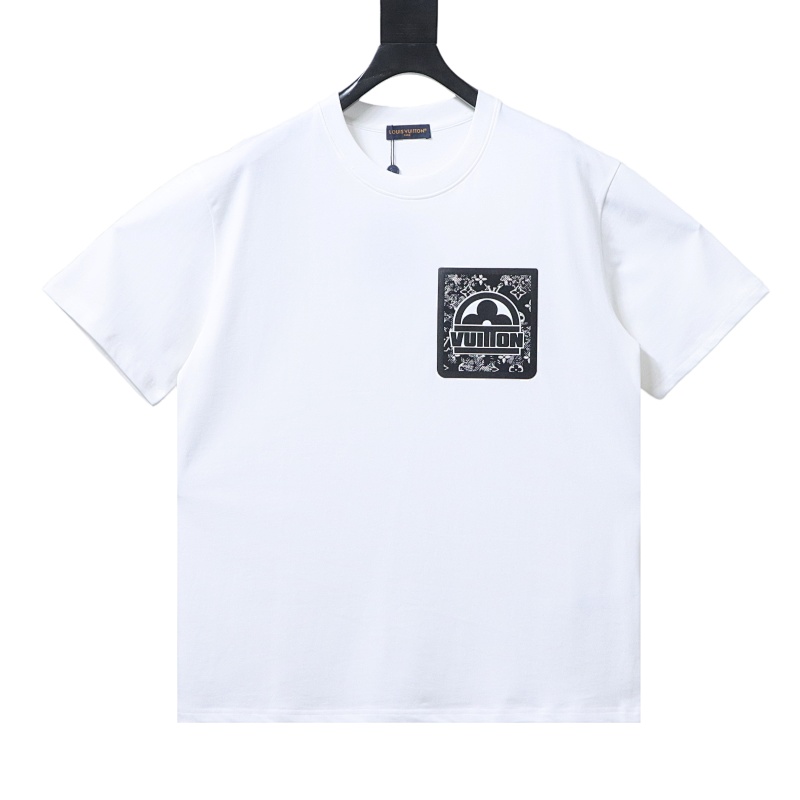 LOUIS VUITTON Monogram Print Short Sleeve T-Shirt Style 1