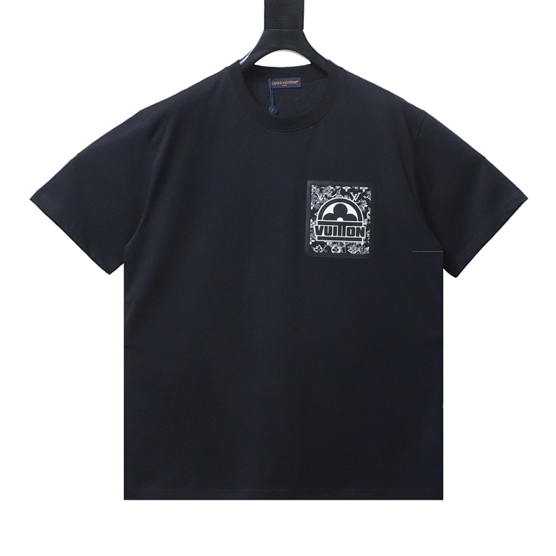 LOUIS VUITTON Monogram Print Short Sleeve T-Shirt Style 2