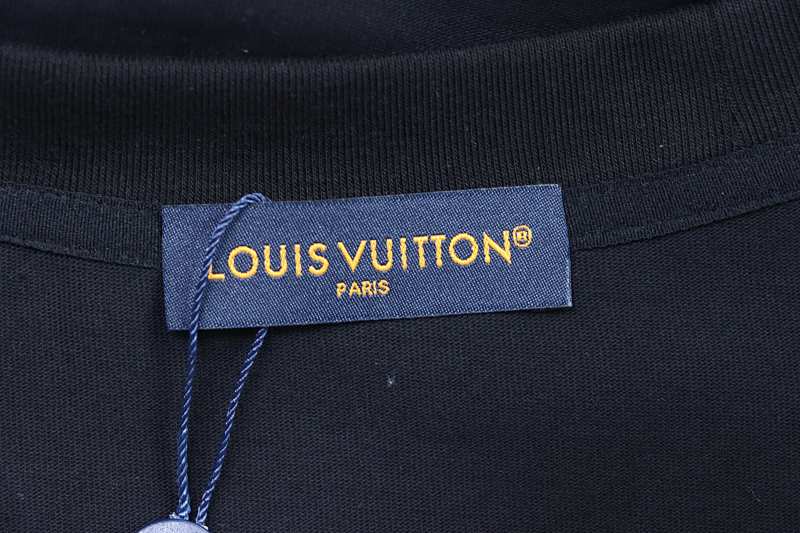 LOUIS VUITTON Monogram Print Short Sleeve T-Shirt Style 2