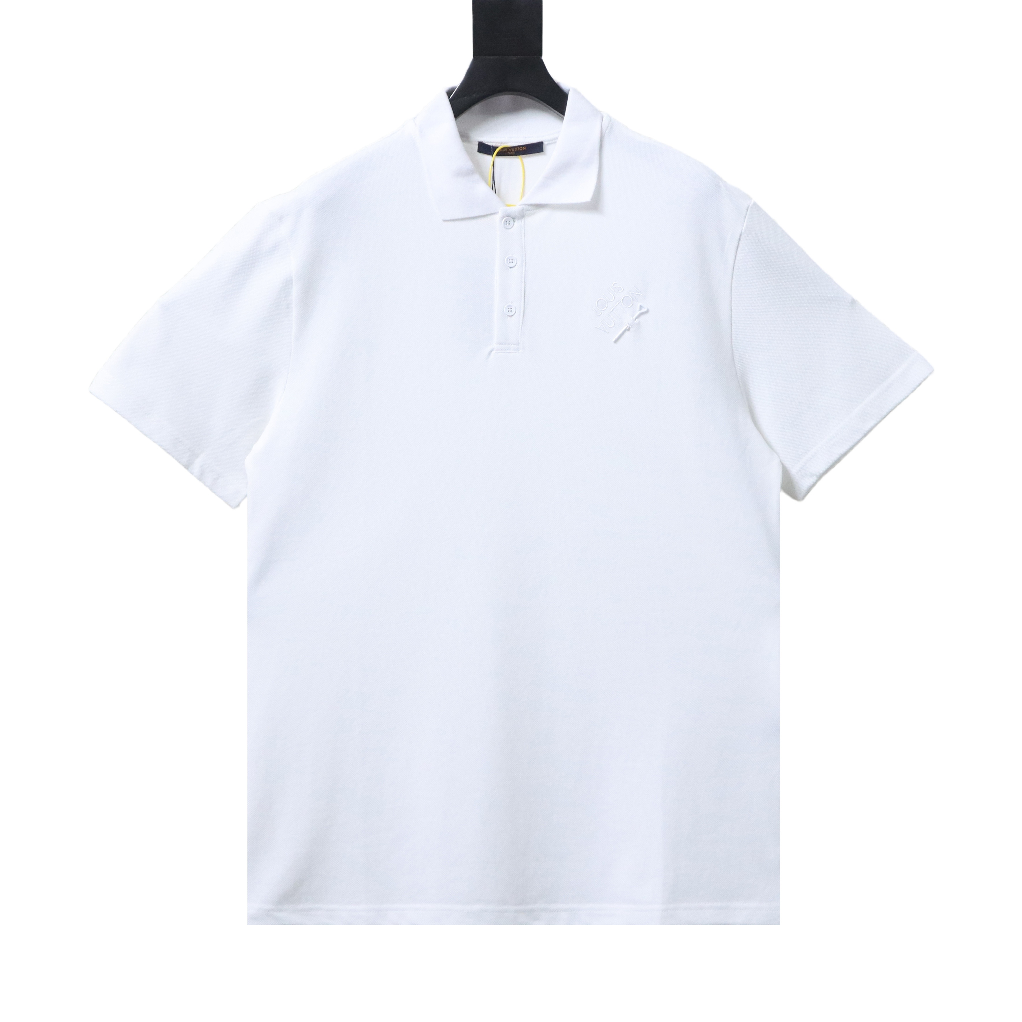 LOUIS VUITTON Pin Logo Letter Embroidery Chest Short Sleeve Polo Shirt