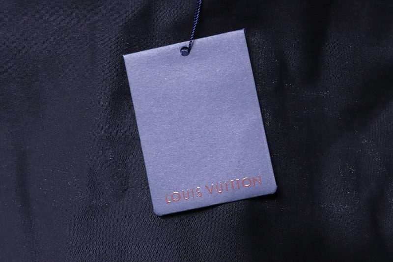 LOUIS VUITTON Print Logo Black Short Sleeve T-Shirt