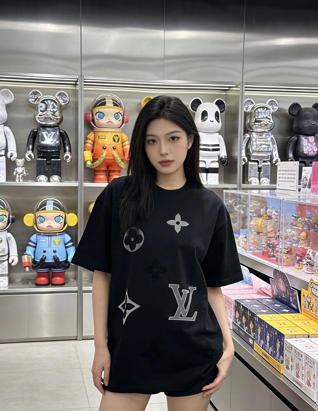 LOUIS VUITTON Print Logo Short Sleeve T-Shirt Style 2