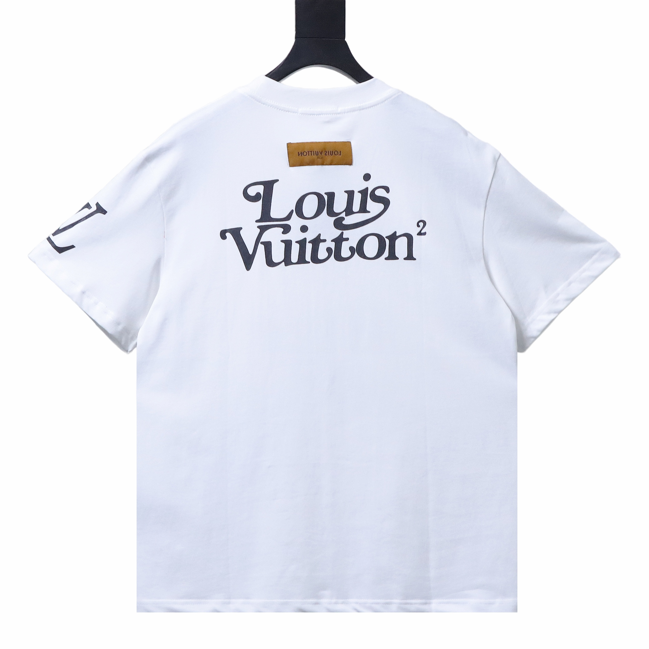LOUIS VUITTON Print Logo White Short Sleeve T-Shirt