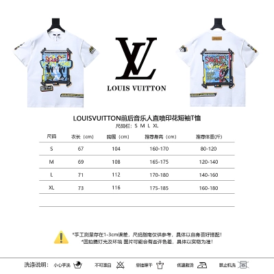 LOUIS VUITTON Print Short Sleeve T-Shirt 02