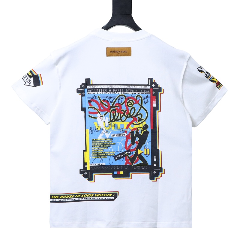LOUIS VUITTON Print Short Sleeve T-Shirt