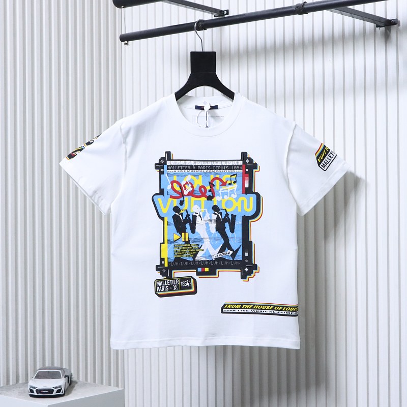 LOUIS VUITTON Print Short Sleeve T-Shirt