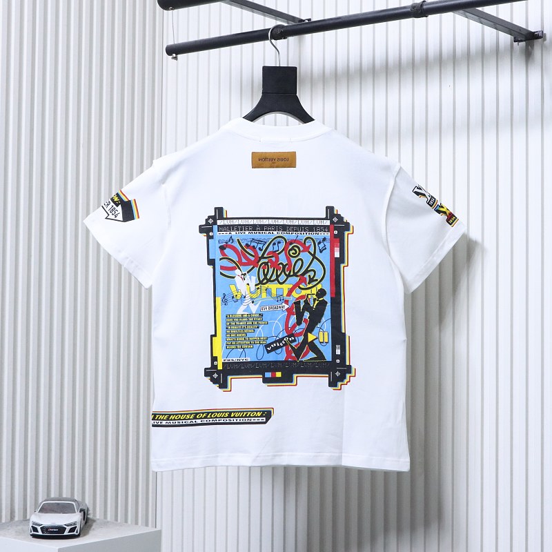LOUIS VUITTON Print Short Sleeve T-Shirt