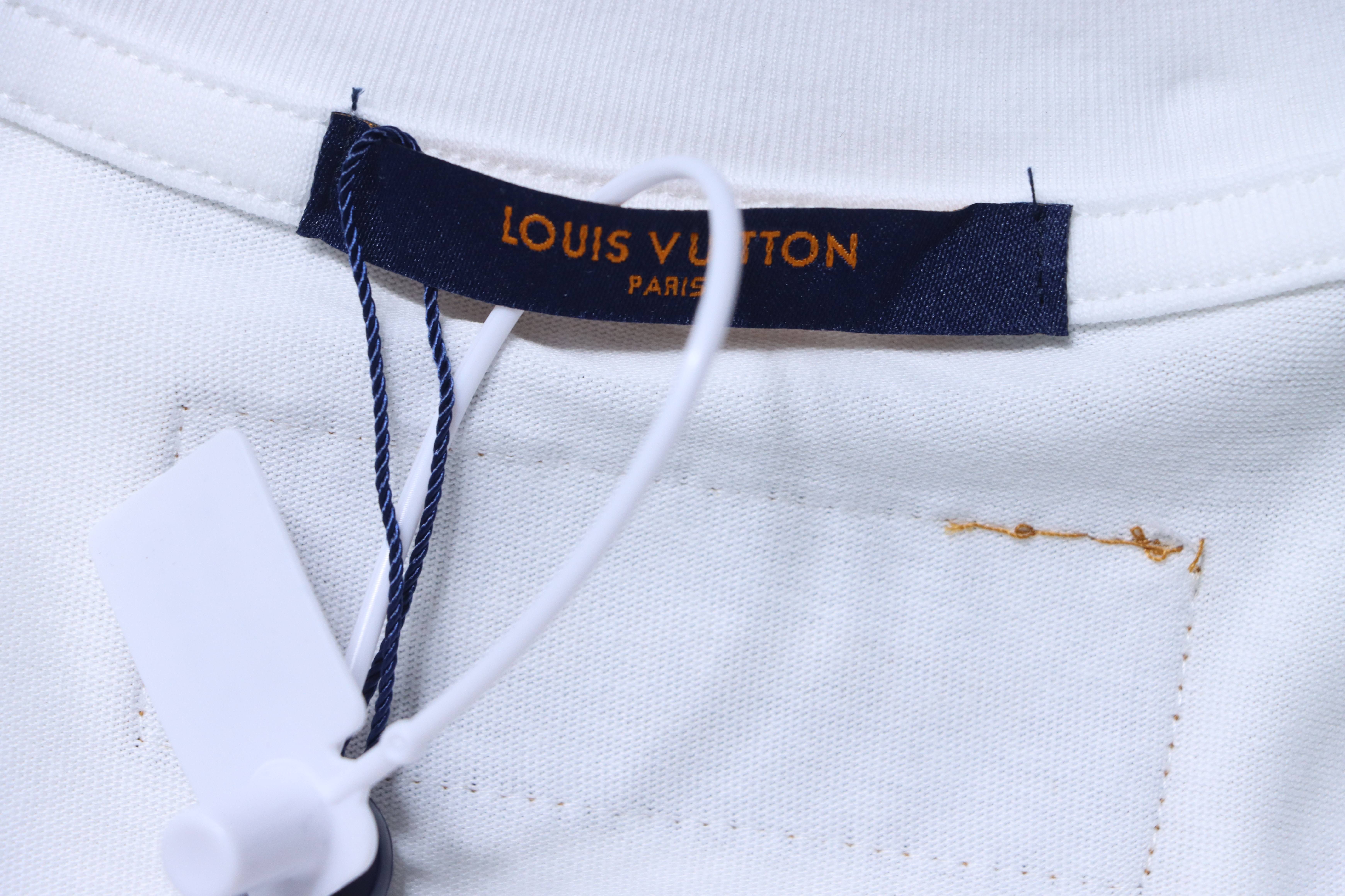 LOUIS VUITTON Print Short Sleeve T-Shirt