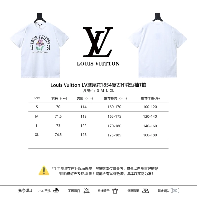 LOUIS VUITTON Print Short Sleeve T-Shirt Style 1 02