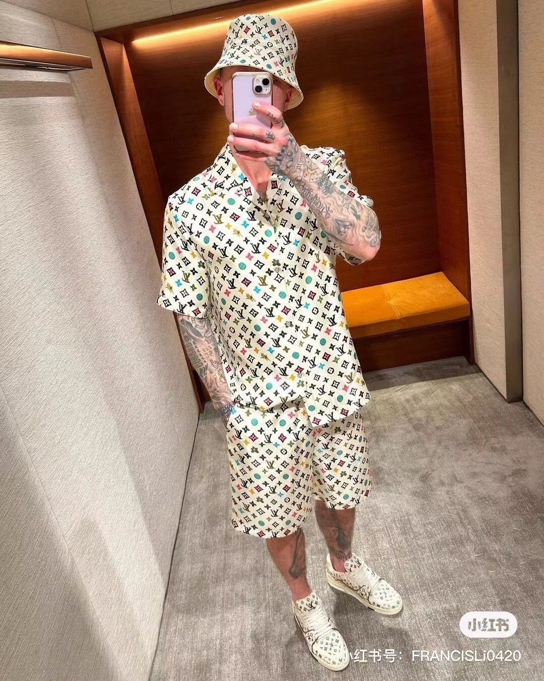 LOUIS VUITTON Print Shorts