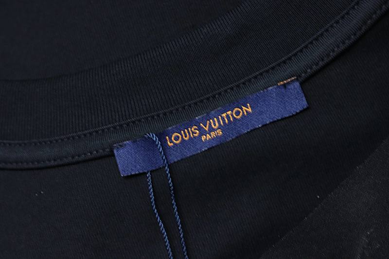 LOUIS VUITTON Sailing Logo Embroidery Short Sleeve T-Shirt Style 2