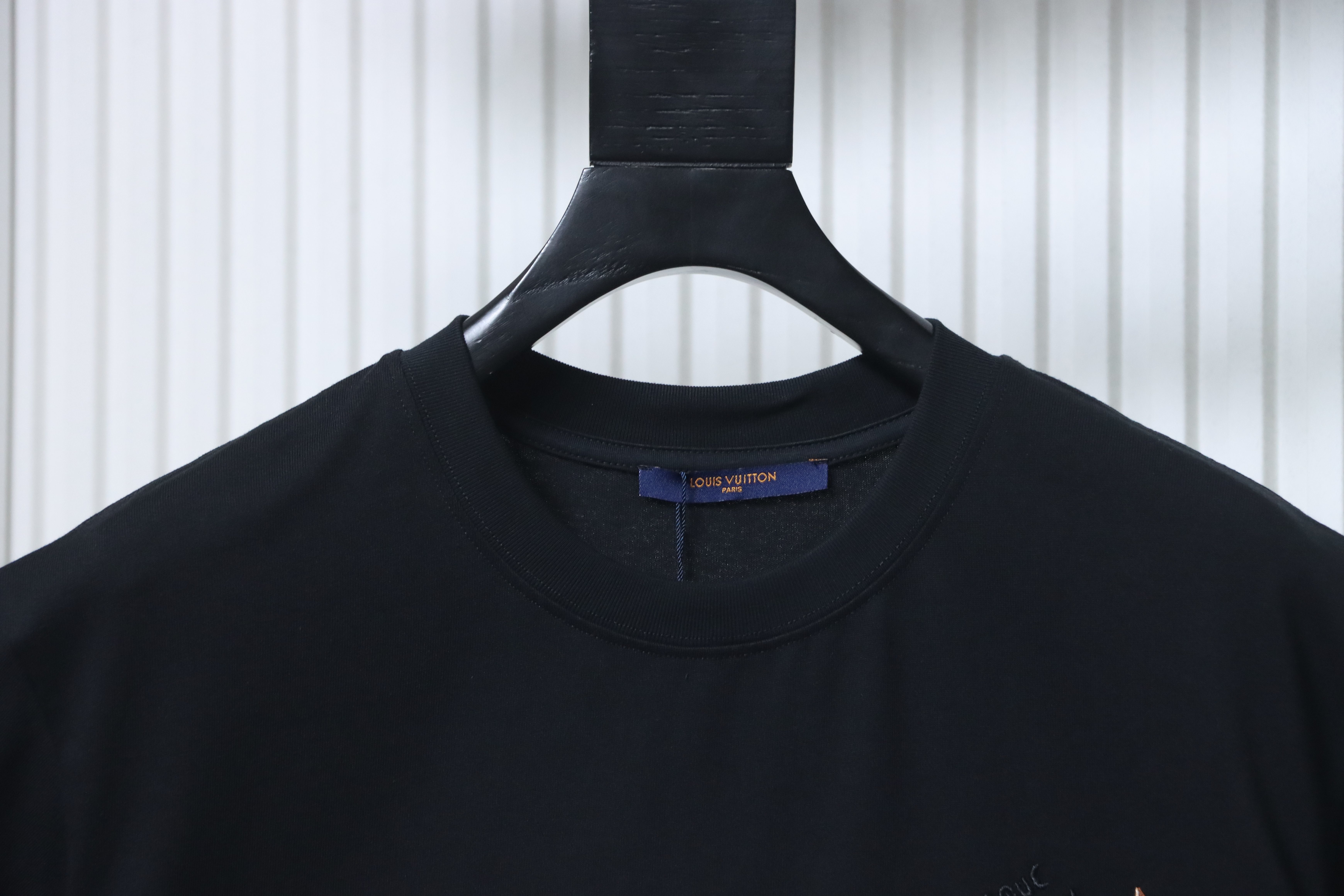 LOUIS VUITTON Sailing Logo Embroidery Short Sleeve T-Shirt Style 2