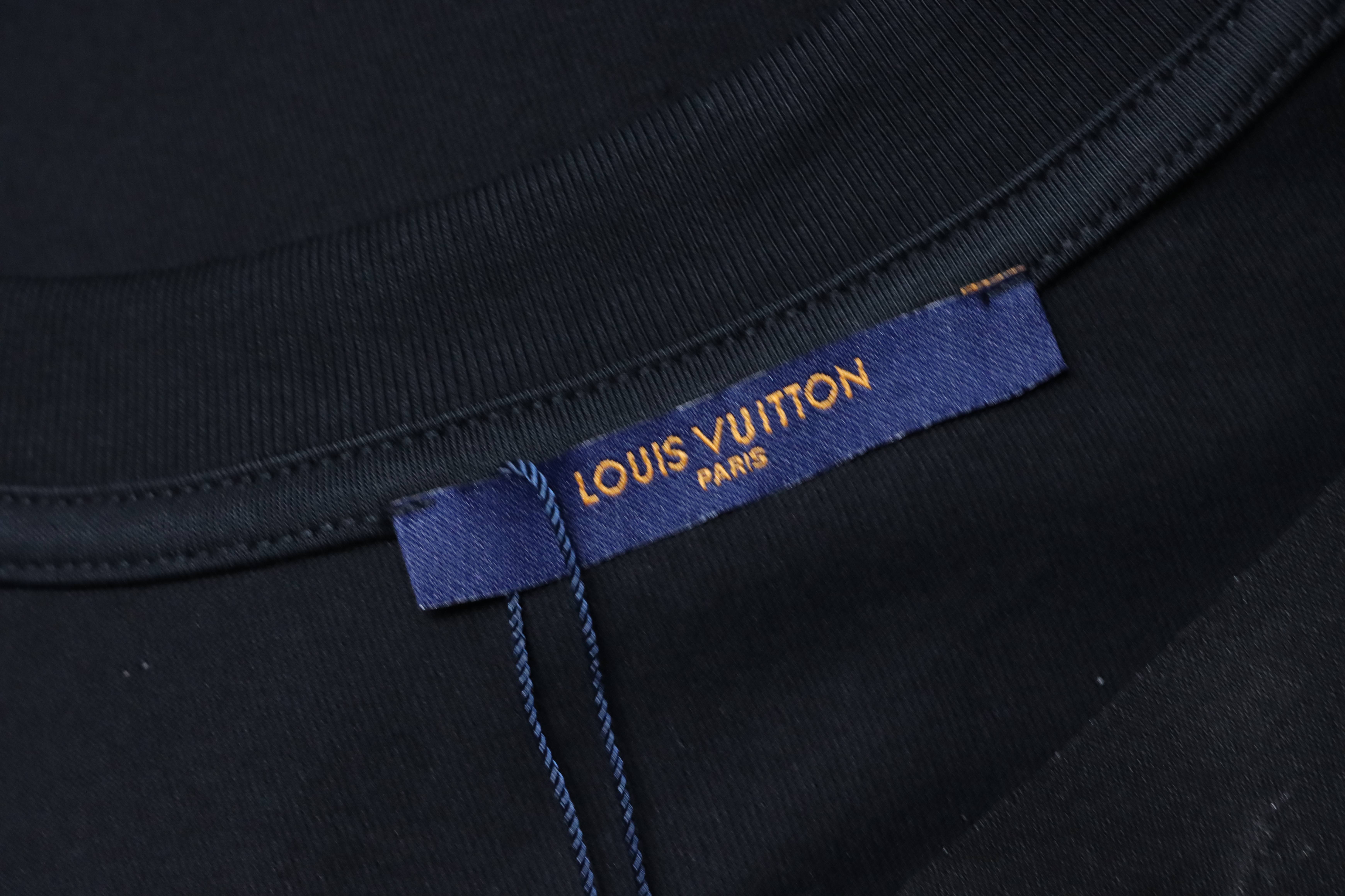 LOUIS VUITTON Sailing Logo Embroidery Short Sleeve T-Shirt Style 2