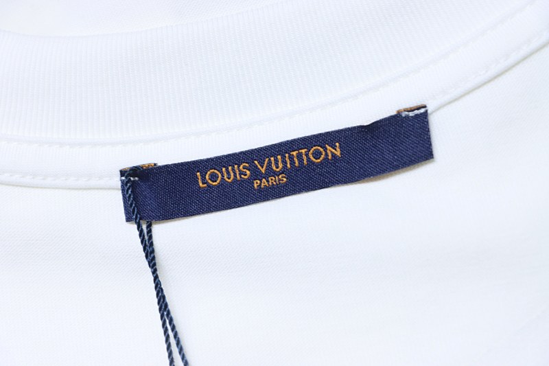 LOUIS VUITTON Sailing Logo Embroidery Short Sleeve T-Shirt Style 4