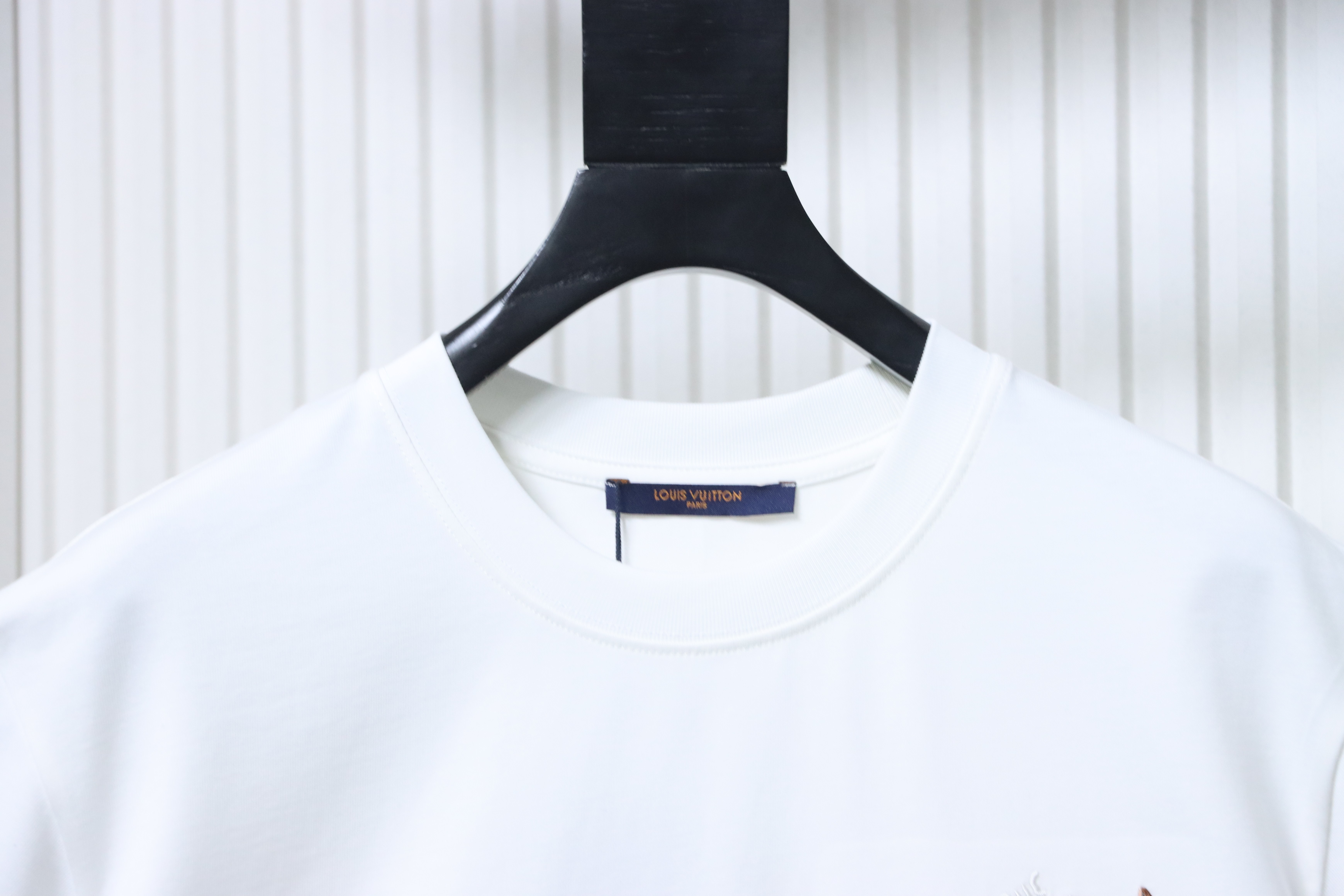 LOUIS VUITTON Sailing Logo Embroidery Short Sleeve T-Shirt Style 4