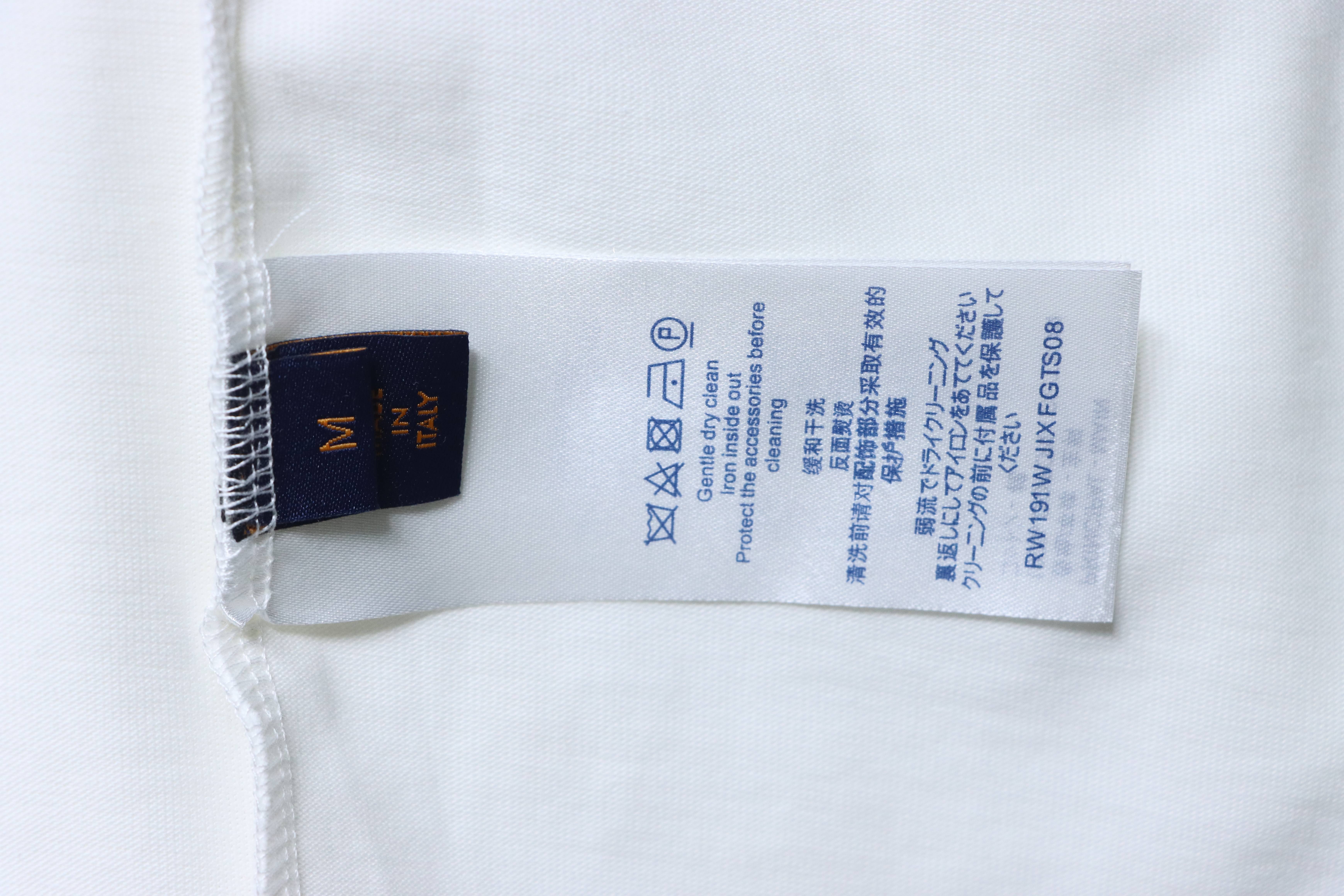 LOUIS VUITTON Sailing Logo Embroidery Short Sleeve T-Shirt Style 4